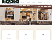 Tablet Screenshot of elektro-kunisch.de